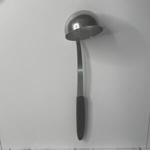 Vintage Royal Brand Sharpcutter Stainless Steel Ladle Black Handle USA